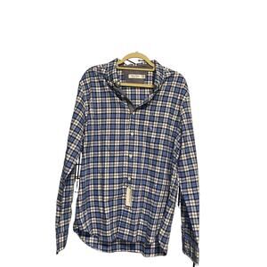 NWT Nautica Button Down Plaid Men's Sz XL